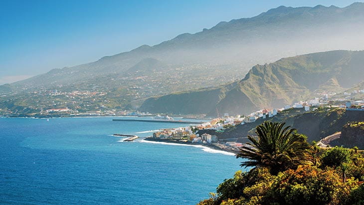 A view over the island of La Palma, Canary Islands